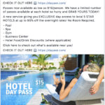 Hotel Day Access Banner